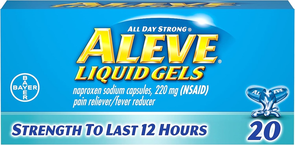 Aleve Liquid Gels 20 ea (Pack of 4)