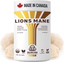 Lions Mane συμπλήρωμα σκόνης Ultra δύναμη 10:1 οργανικά Lions Mane Mushroom Υποστηρίζοντας τη μνήμη, τη γνώση, την υγεία του εγκεφάλου, 8 ουγγιά / 226 Υπηρεσίες