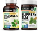 BIO KRAUTER Goldenseal 100 Κάψουλες & Slippery Elm 60 Gummies