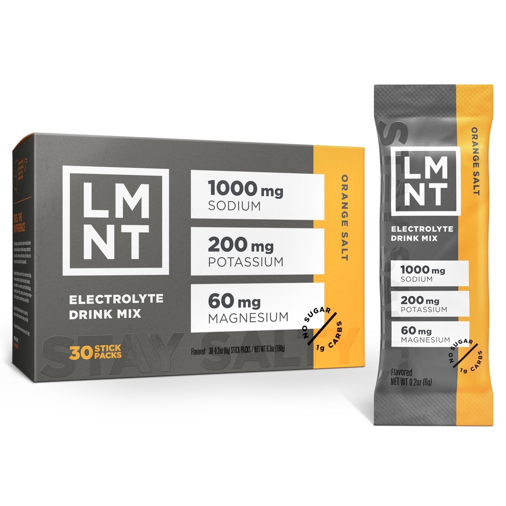 LMNT Zero Sugar Electrolytes - Αλάτι πορτοκαλιού 