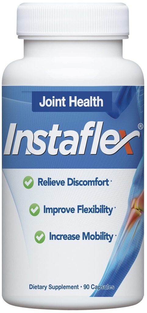 Instaflex Joint Supplement Υποστήριξης - Κλινικά Σπουδασμένη Κοινή Ανακούφιση της Γλυκοσαμίνης, MSM, White Willow, Turmeric, Ginger, Cayenne, Hyaluronic Acid - 90 Κάψουλες