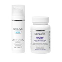 Skinuva® Scar (1.7 oz) & Μώλωπες (14 κάψουλες) - Σύνθετη κρέμα σιλικόνης Formulated with Growth Factors & Ομοιοπαθητική μελανιά Remedy Formed with Arnica, Bromelain & Zinc