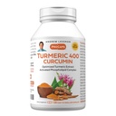 ANDREW LESSMAN Turmeric 400mg - 120 Κάψουλες - 95% Κουρκουμινοειδή ως Φωσφολιπιδικό Σύμπλεγμα για Βέλτιστα Οφέλη και Απορρόφηση, Υψηλής Ικανότητας Τυποποιημένο Εκχύλισμα, Μικρό Εύκολο στην Κατάποση Κάψουλες