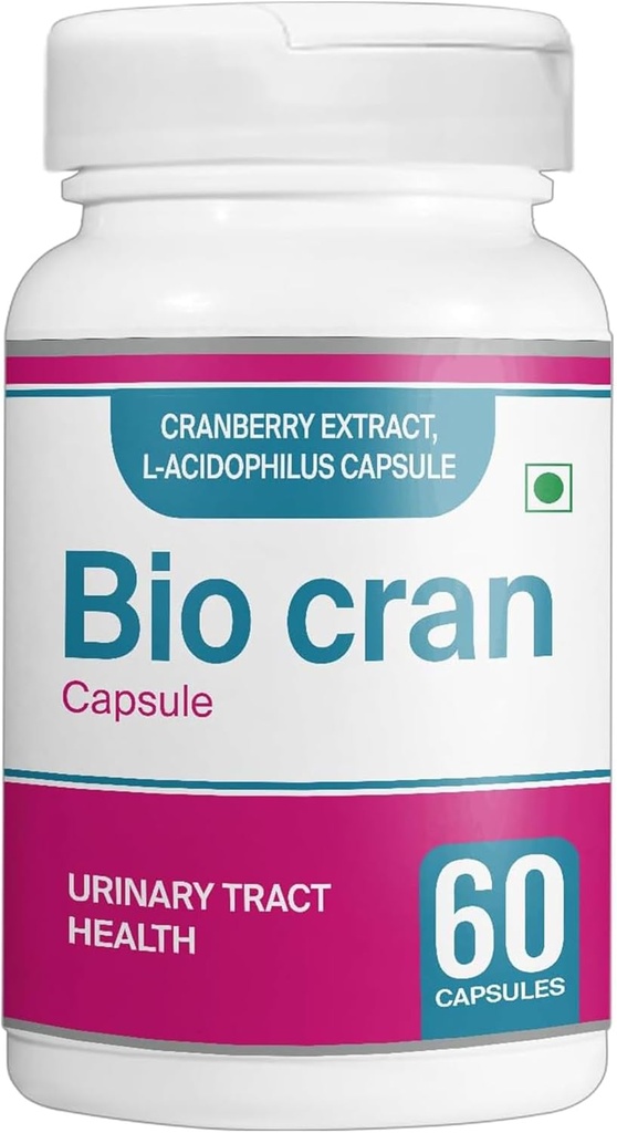 Κάψουλες Cranberry (60 Count) - Συμπλήρωμα υγείας της ουρολογικής αρτηρίας w/Cranberry Extract, L-Acidophilus, & More - Χάπια Cranberry για γυναίκες & άνδρες - δισκία χορτοφαγικής κράνμπερι για ανοσία
