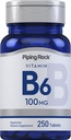Piping Rock Vitamin B-6 100mg Συμπλήρωμα 