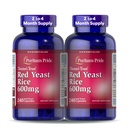 Puritan's Pride Doctors Trust® Red Yeast Rice 600mg, Συμπλήρωμα διατροφής, 240 κάψουλες ταχείας απελευθέρωσης, 2 συσκευασίες