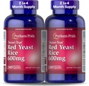 Puritan's Pride Doctors Trust® Red Yeast Rice 600mg, Συμπλήρωμα διατροφής, 240 κάψουλες ταχείας απελευθέρωσης, 2 συσκευασίες
