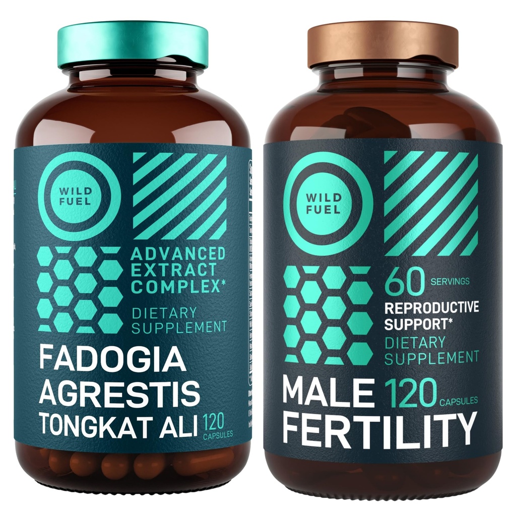 WILD FUEL Αρσενική γονιμότητα και Fadogia Agrestis Συμπληρώματα απόλυτης υγείας ανδρών