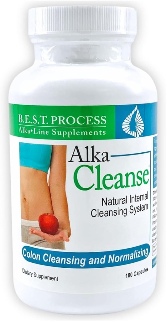 Alka•Cleanse καλύτερη διαδικασία Αλκαλίνη — Herbal Detox Colon Cleanse & Digestive Distress Formula — Psyllium Husk, Προβιοτικά, Ένζυμα & Βότανα (1)