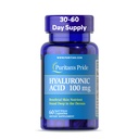 Puritans Pride Hyaluronic Acid 100mg, Συμπλήρωμα διατροφής για ενυδάτωση του δέρματος, 60 κάψουλες ταχείας απελευθέρωσης