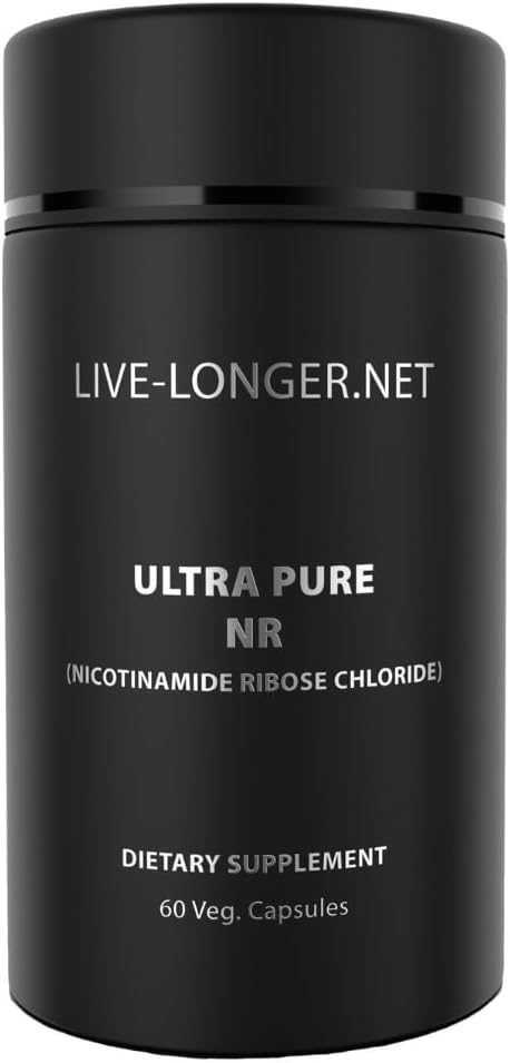 Ultra Pure NR (Nicotinamide Riboside) | 350mg Capsules | Anti-Aging NAD Booster | Promotes Cellular Energy, Repair and Protection | Vegan, Gluten-Free & Non-GMO | 60 Capsules