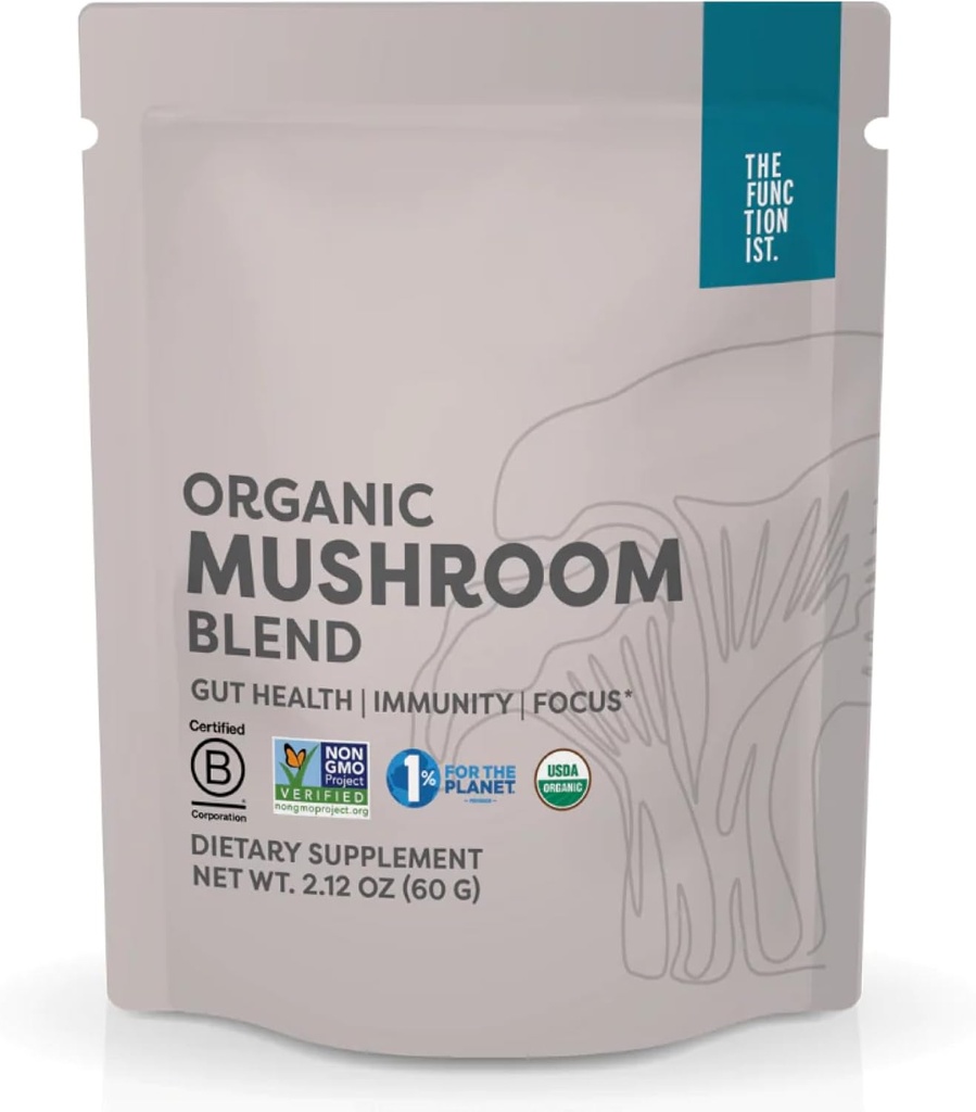 The Functionist Organic Mushroom Blend 