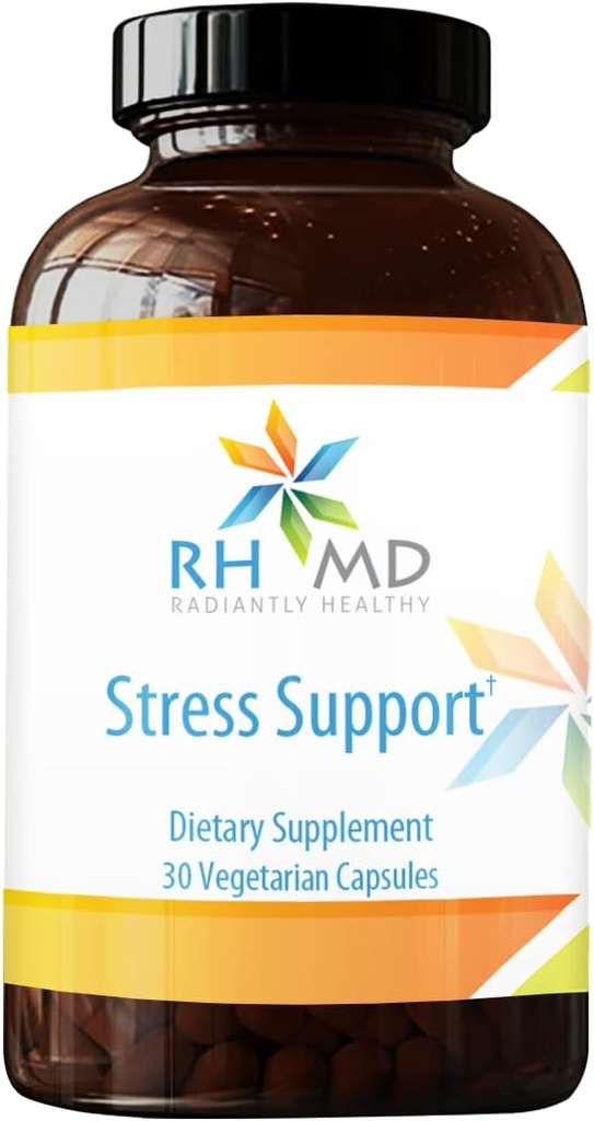 RHMD υποστήριξη στρες - τριπλό Ashwagandha Root & Leaf Extract Adaptogenic συμπλήρωμα - μη GMO (30 κάψουλες)