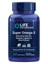 Life Extension Super Omega-3 EPA/DHA Fish Oil, Sesame Lignans & Olive Extract – Cognitive Health, Cholesterol Health Support, Gluten-Free, Non-GMO, 120 Softgels