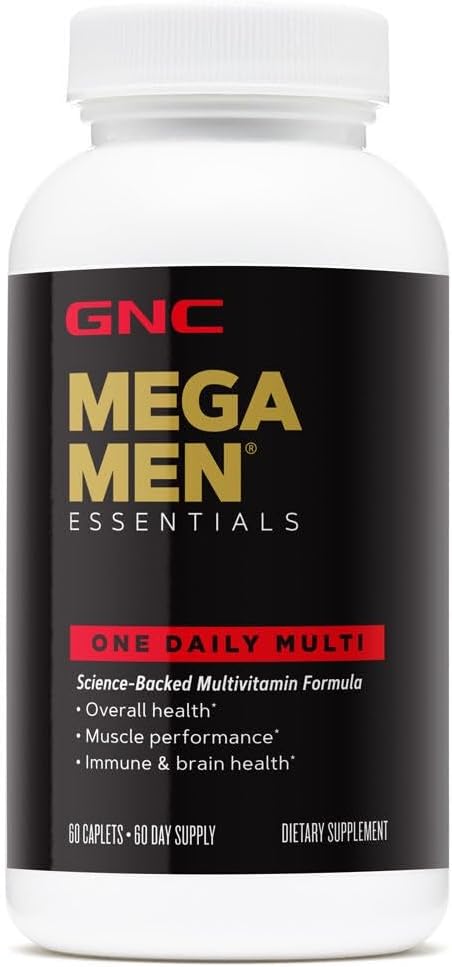 GNC Mega Men Essentials One Daily Multivitamin 