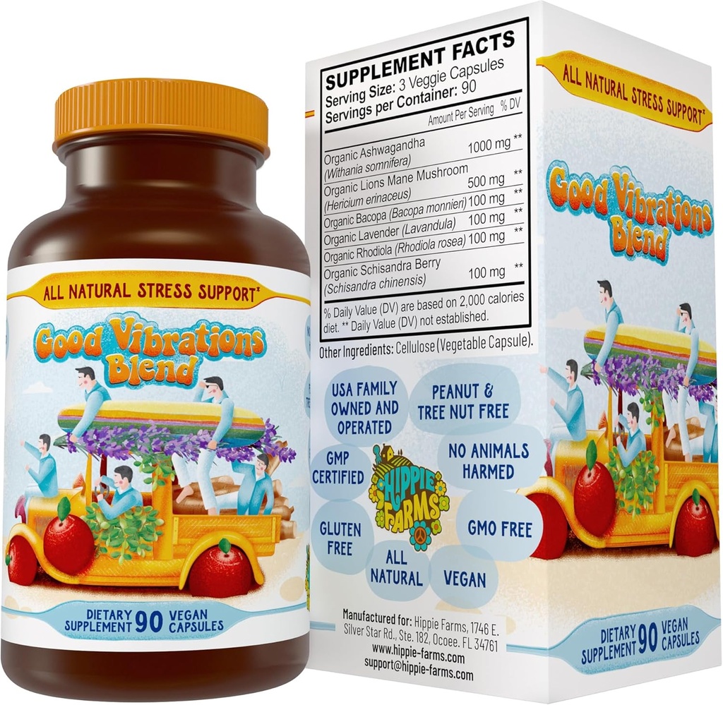 Άγχος, Mood, Ενεργειακή Υποστήριξη - Root Ashwagandha, Mane Lion & More - Καλές δονήσεις