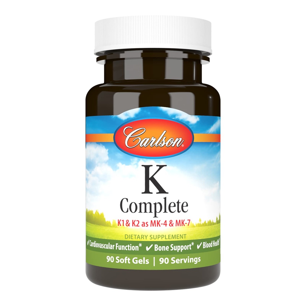 Carlson Labs K Complete Softgels, 90 κόμης
