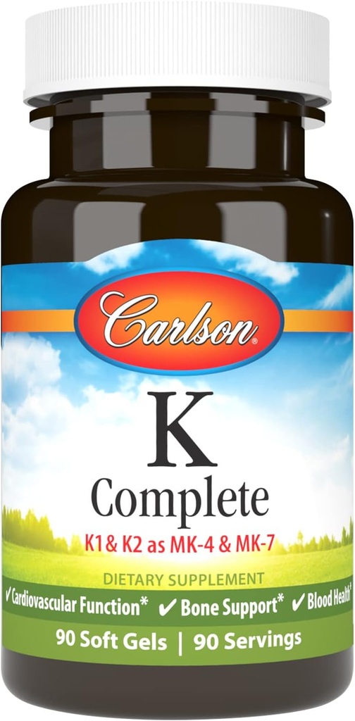 Carlson Labs K Complete Softgels, 90 κόμης