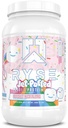 RYSE Loaded Protein Powder - Jet-Puffed Birthday Cake - 25g Whey Protein Isolate & Concent with Prebiotic Fiber & MCTs - Χαμηλή υδατανθράκη, χαμηλή ζάχαρη, Digestive-Friendly - 27 μερίδες / 2 lb Tub