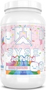 RYSE Loaded Protein Powder - Jet-Puffed Birthday Cake - 25g Whey Protein Isolate & Concent with Prebiotic Fiber & MCTs - Χαμηλή υδατανθράκη, χαμηλή ζάχαρη, Digestive-Friendly - 27 μερίδες / 2 lb Tub