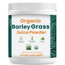 Teaveli Organic Barley Grass Juice Powder- Grown and Harvested in the Fertile Utah Soil - 16 Ounces (454 Grams)