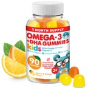 DR. MORITZ Vegan Omega 3 Gummies for Kids and Toddlers (90 Count), Omega 3 Kids Gummies for Brain and Heart Health, No Fish Oil and Glutten Free