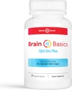 Brain Basics Opti Zinc Plus - Zinc Supplement with Quercetin, EGCG, and Copper. Immune Support Formula - 60 Tablets