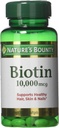 Nature's Bounty Biotin 10,000 mcg, Rapid Release Softgels 120 Each