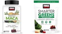 Force Factor Maca Root and Greens Superfood Μαλακά μάσημα Bundle με 60 μαλακά μάσημα το καθένα
