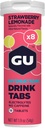 GU Energy Hydration Electrolyte Drink Tablets, Enhanced Endurance Sports Drink for Running, Cycling, Triathlon, Strawberry Lemonade, 8-Count (96 Servings)