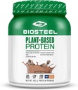 BIOSTEEL Elite Φυτό-βασισμένη στην ανάκτηση Vegan πρωτεΐνη με καφέ πρωτεΐνη ρυζιού, πρωτεΐνη μπιζελιού, και πρωτεΐνη κάνναβης, γεύση σοκολάτας, 14 εξυπηρετούν, χωρίς γλουτένη