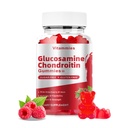 Glucosamine Chondroitin Gummies with MSM & Elderberry Extra Strength - Κοινή Υποστήριξη, Αντιοξειδωτικό Ανοσοποιητικό συμπλήρωμα υποστήριξης για ενήλικες, άνδρες και γυναίκες Ορυκτά, συνένζυμο Q10, DHA - 60 Βατόμουρο Gummies
