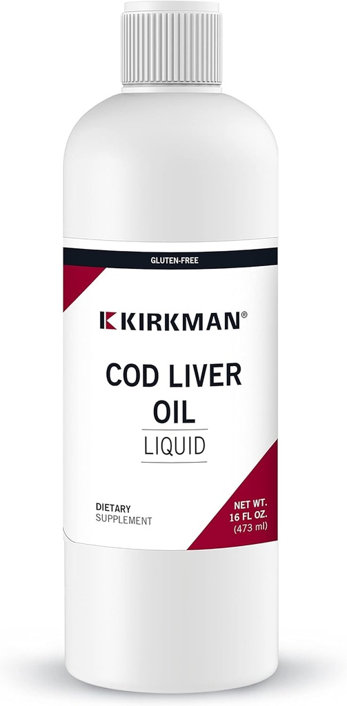 Kirkman Cod Liver Oil Liquid - Χωρίς γεύση 16oz.