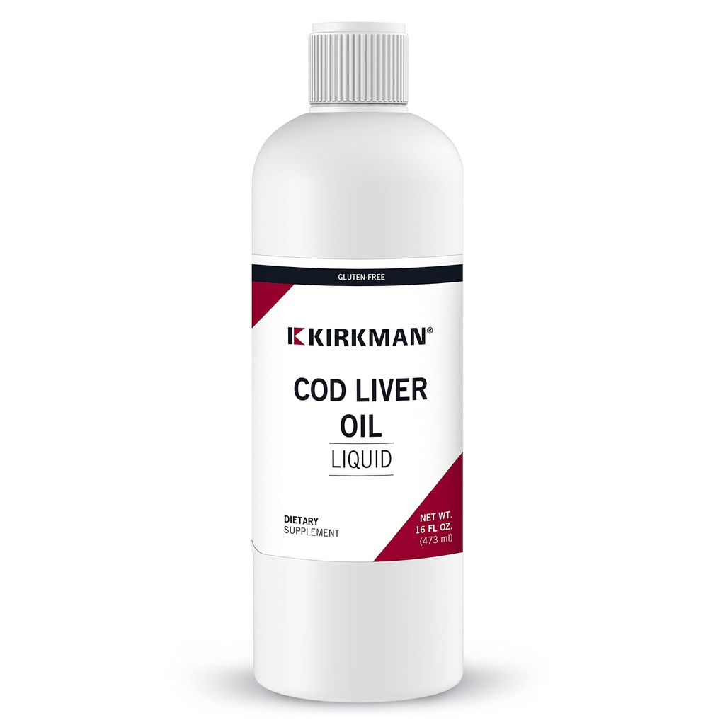 Kirkman Cod Liver Oil Liquid - Χωρίς γεύση 16oz.