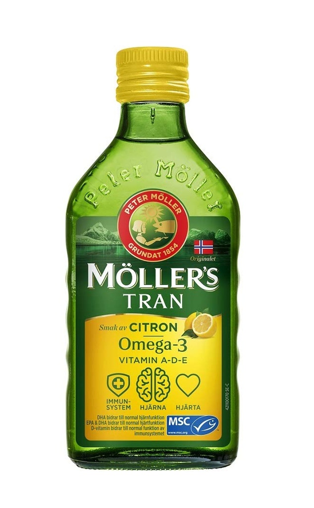Möllers Tran Cod Liver Oil 250 ml/ 8, 45 fl oz 