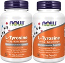 Now Foods: L-Tyrosine Neurotransmitter Support 750 mg, 90 Caps (2 pack)