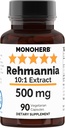 Rehmannia Extract 500 mg - 90 Κάψουλες Veg - Rehmannia Glutinosa - 90 Υπηρεσίες