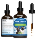 Pet Wellbeing Milk Thittle για Γάτες - Βιολογικό Γαϊδουράγκαθο Γάλα, Υποστηρίζει Υγιεινή λειτουργία ήπατος & Αποτοξίνωση - Vet-Formulated συμπλήρωμα βοτάνων - 4 oz (118 ml)