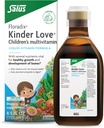 Floradix Kinder Love Children's Multivitamin - Βότανο συμπλήρωμα - Υγρή πολυβιταμίνη για παιδιά - Βιταμίνες A, C, D & E, Ασβέστιο & More - Χορτοφαγική, Μη ΓΤΟ, Χωρίς Γλουτένη - 8.5 fl oz