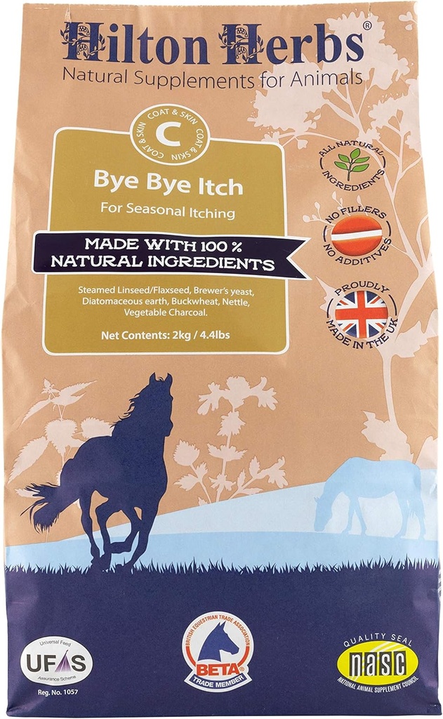 Hilton Herbs 70404 Bye Bye Itch Equine Supplement 1 Piece 4.4lb