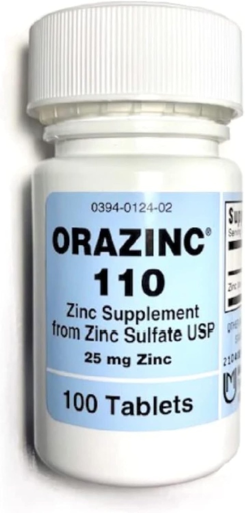 Mericon Industries Orazinc 25mg συμπλήρωμα ψευδαργύρου 