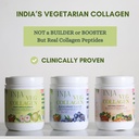 INJA Wellness Veg Collagen συμπλήρωμα για γυναίκες, άνδρες, 100% χορτοφαγικό κολλαγόνο, μόνο αρχικό Veg Collagegen σκόνη, χωρίς προσθήκη ζάχαρης, βελτιώνει την υγεία του δέρματος και των μαλλιών, μειώνει την λεπτή γραμμή και ρυτίδες,