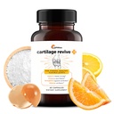 UpWellness Cartilage Revive + Κοινό συμπλήρωμα υποστήριξης για άνδρες και γυναίκες με κολλαγόνο τύπου ΙΙ για αρθρώσεις - D-Glucosamine Sulfate, MSM, βιταμίνη D3, βιταμίνη C και περισσότερα - 60 κάψουλες