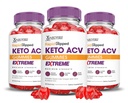 (3 Pack) Rapid Rippped Keto ACV Gummies Extreme 2000MG Rapidripped Keto Gummies Apple Cider Vinegar Formed with Ρόδι σε σκόνη χυμού τεύτλων B12 Vegan Non GMO 180 Gummys