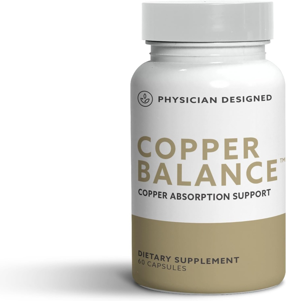PD VARS Physician Designed Copper Balance Supplement - Υποστήριξη Ινομυαλγίας, Μειωμένη Πόνος Νεύρων, Fibro Fog, 9 Απαραίτητες Βιταμίνες Ανοσοποιητικής Ενίσχυσης, 60 Κάψουλες