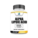 American Standard Συμπληρώματα Alpha Lipoic Acid 1300mg ανά υπηρεσία - Vegan, Χωρίς γλουτένη, μη ΓΤΟ, 90 κάψουλες, 45 εξυπηρετούν