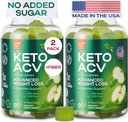 Advanced Keto ACV Gummies for Weight Loss 1000 Mg - Φυσικό GLP-1 Υποστήριξη - Μηλίτης Μηλίτη Ξίδι Gummys Made in USA for Μεταβολισμός - ACV, Beet FOS Fiber - Συμπλήρωμα Keto Kelly Clarkson - Χωρίς ζάχαρη
