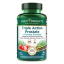 Triple Action Prostate Ultimate Formula – Ανδρικό συμπλήρωμα προστάτη - ψευδάργυρος, πριονισμένο Palmetto, Pygeum, εκχύλισμα ελαίου σπόρων κολοκύθας & φυτοστερόλες – Υποστηρίζει την ουρική ροή, την ουροδόχο κύστη και την καρδιακή υγεία – 60 κάψουλες