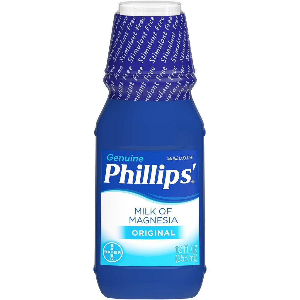 Γάλα Μαγνησίας, 12 oz, Cramp Free & Gentle Overnight Relief Of Occasional Constipation, # 1 Milk of Magnesia Brand