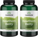 Swanson Hawthorn Berry Supplement - Αντιοξειδωτικά Φλαβονοειδή (250 Καψάκια, 565 mg έκαστο) 2 Συσκευασία